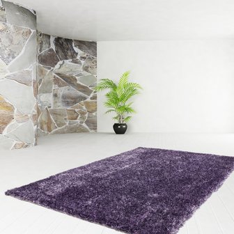 Paars hoogpolig tapijt Diadeem lila
