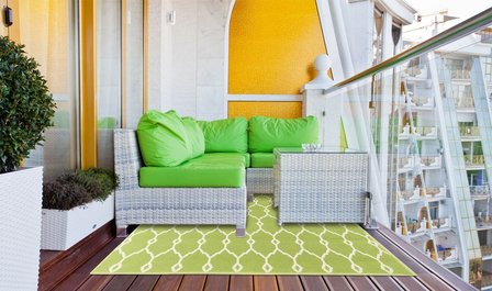Vloerkleden en tapijten groen Paros