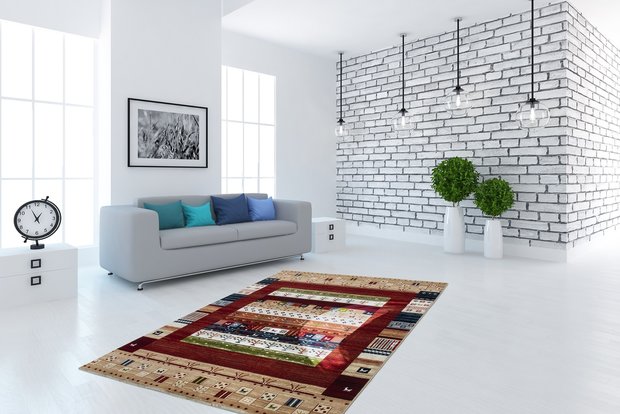 Oosters vloerkleed, tapijt of karpet Orienta rood