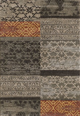 Goedkope vloerkleden en karpetten Borneo 1612 Bruin