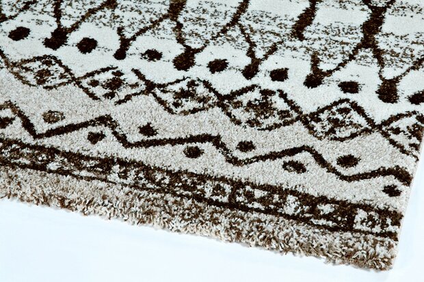 Beige vintage vloerkleed of karpet Timor 1803 
