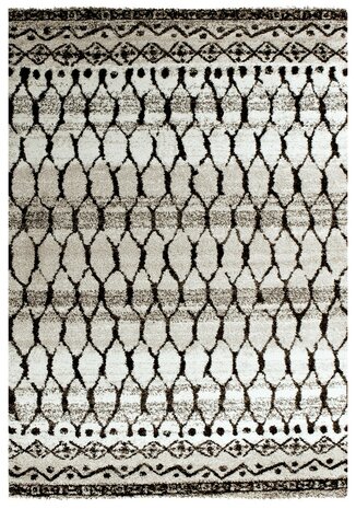 Beige vintage vloerkleed of karpet Timor 1803 